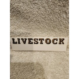 Tonka Farms 1950-1954 Livestock Semi Trailer Replacement Decal Set