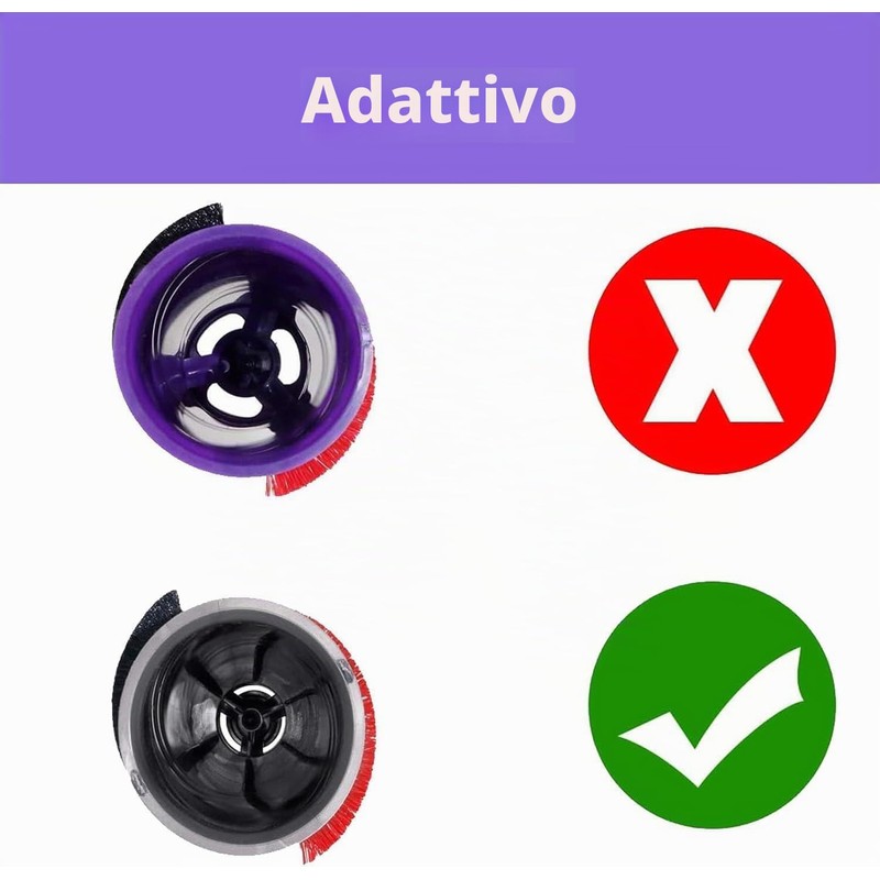 V11 Spazzola Ricambio Accessorio Compatibile con Dyson V11, Scrollbar di