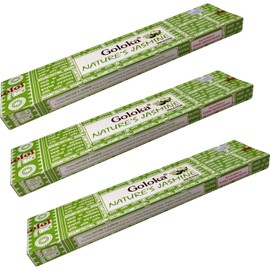 Goloka Incense Sticks (3, Nature's Jasmine 15g)