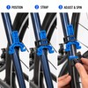 Mini Bicycle Wheel Truing Tool with Rubber Strap, Portable Rim