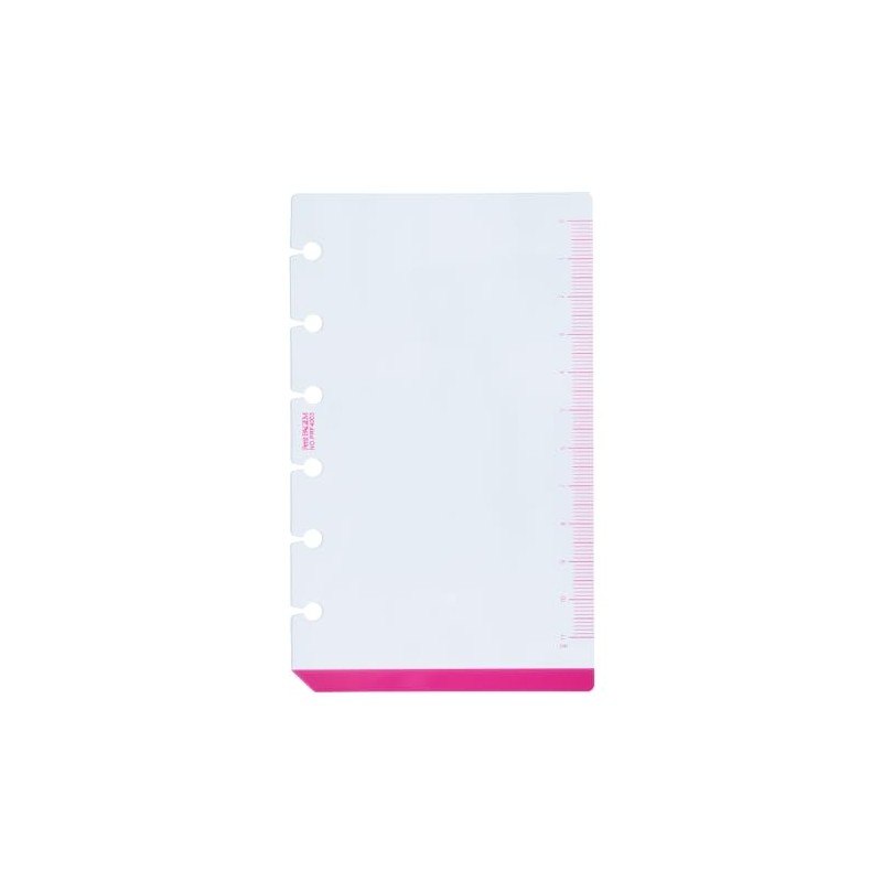 Noritsu Petit Pagem Personal Organizer, Refill, Mini 6, Index Underlayment