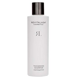 RevitaLash Cosmetics Thickening Shampoo, 8.5 fl oz e 250 ml. Champú espesante fórmula de terapia para el cuero cabelludo, hipoalergénico y libre de crueldad animal.