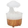 Rain Cloud Humidifier 7 Colors Light Remote Control Wood Grain