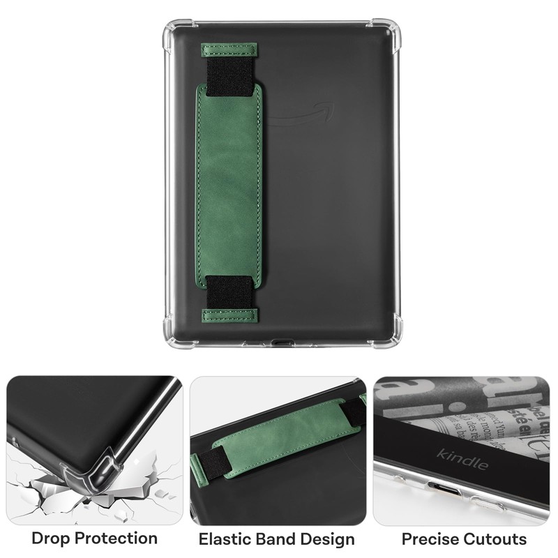 CoBak Hand Strap Clear Case for All-New 7" E-Readers -
