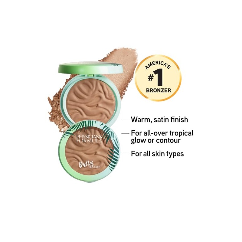 Physicians Formula Murumuru Butter Bronzer - Bronceador, 0.38 Ounce, Empaque