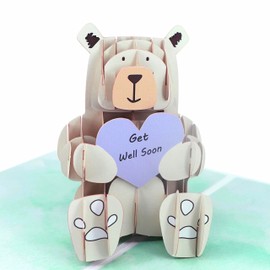 Get Well Soon Card, Popup Bear (Get Well Soon Card)