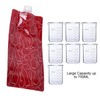 Hiking Hydration Bladder Bag, Red Water Bladder Bag Portable with