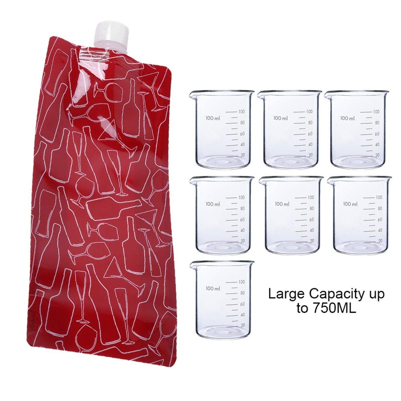 Hiking Hydration Bladder Bag, Red Water Bladder Bag Portable with