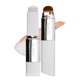 ELROEL BLANC Cover Cream Stick V  Base coreana que cambia de color con cepillo desmontable  Base de maquillaje de cobertura completa a media (203...  