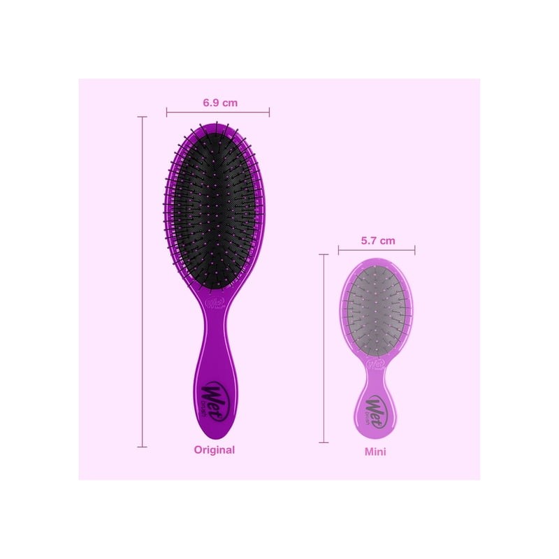 Cepillo Wet Brush Detangler original Púrpura unisex 1 pza