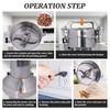 Hakka Grain Mills Grinder, 200g Electric Powder Mill Grinder Machine