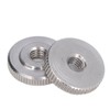 Knurled Thumb Nut 304 Stainless Steel Knurled Flat Head Through
