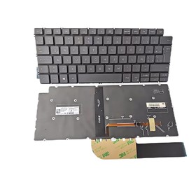 Teclado para portátil Dell Inspiron 13 5390 5391 7306 7390 7391, Inspiron 14 5405 5406 5490 5493 5498 7405 7490 7490 7491 negro con retroiluminación