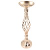 Table Candlestick Ornament Iron Twisted Curb Candle Holder Decorative Ornament