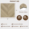 ACCOR HOME Peel and Stick Floor Tile, 20-Pack 12" x