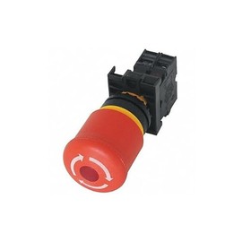 Eaton M22-PVLT-K01-R Illuminated Emergency Stop Push Button