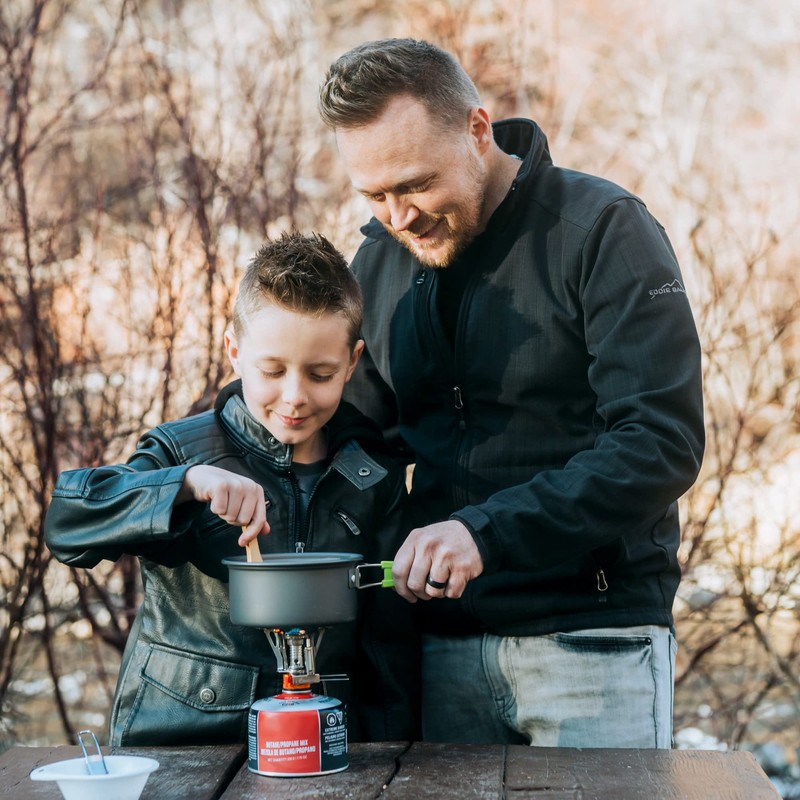 MalloMe Backpacking Stove - Portable Camping Stove - Small Backpack
