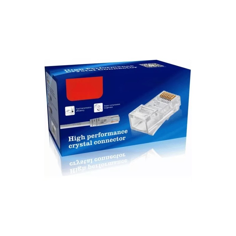 EGTMA 100 Piezas Plug Conector Cable Red Internet Utp Cat
