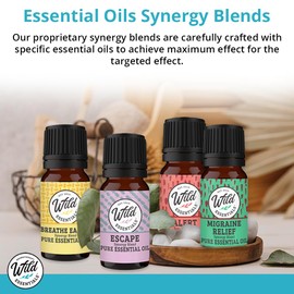 Wild Essentials Quit Smoking 100% Pure Essential Oil Synergy Blend - 10ml, Premium Grade, Use tor Help Quench Cravings The Natural Way! Made and Bottled in The USA