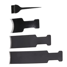 FOMIYES 7pcs Hairdressing Dyeing Plate Black Hair Dyeing Bowls for Professional Salon Home Use Quick Application Protects Scalp Easy to Clean