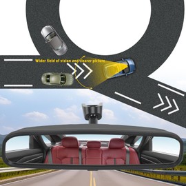 Rear View Mirror 85101-3X100, Replacement for Hyundai & Kia, 2010-2017 Forte Koup, 2011-2020 Optima, 2010-2023 Rio, 2011-2020 Sorento, 2012-2021 Sedona, 2014-2023 Soul