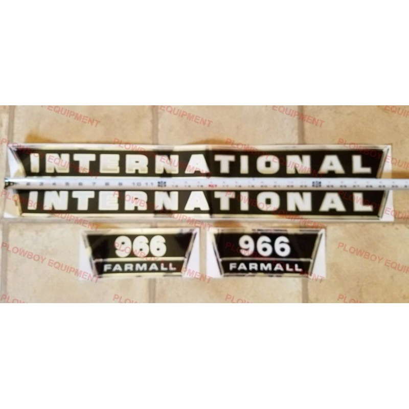 Aftermarket New Hood & Side Panel Decal Set for IH