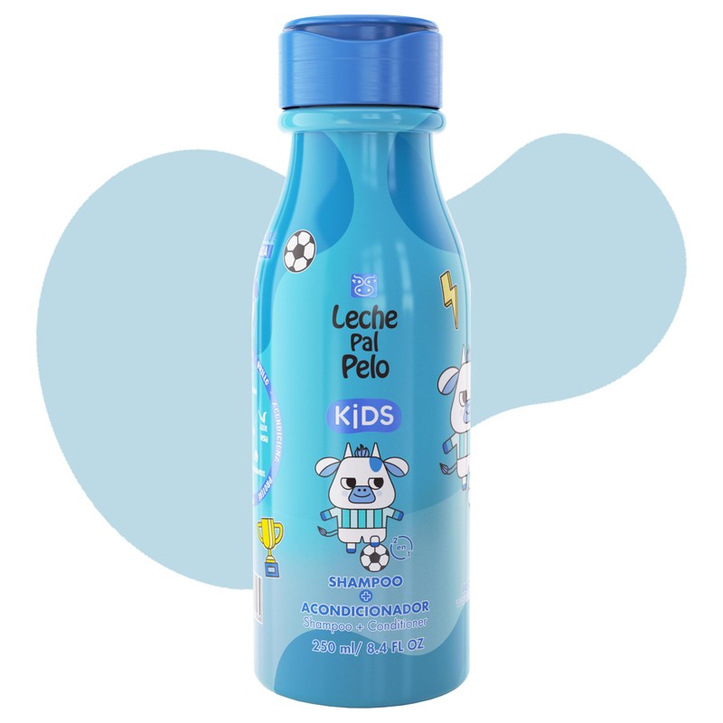 LECHE PAL PELO KIDS SHAMPOO + ACONDICIONADOR NIÑO 250ML/8.4OZ