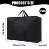 LURVOUS Large Storage Bags with Zippers, 100L Packing Bags, Clothes
