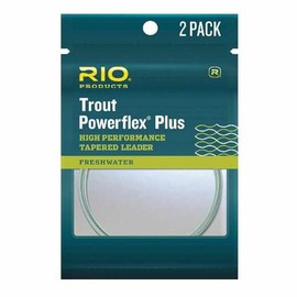 RIO Products Leaders Powerflex Plus 12' 5X Leader 2 Pack, Clear