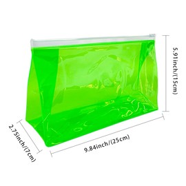 TotePrint PVC Cosmetic Bag Plain - Clear Travel Bag TSA Approved Waterproof Makeup Bag for Carry-On Luggage, Gym & Beach, B101-d1032-29, Modern