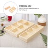 CAXUSD 2pcs Boxes Desktop Storage Box Organizer Divided Dividers Multipurpose