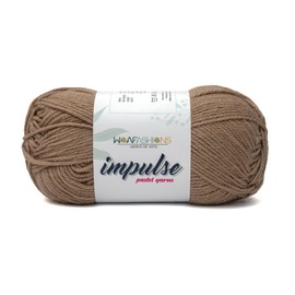 WOAFashions Impulse Hand Knitting & Crochet Yarn (Wood Brown) (100gms / 3.5oz)
