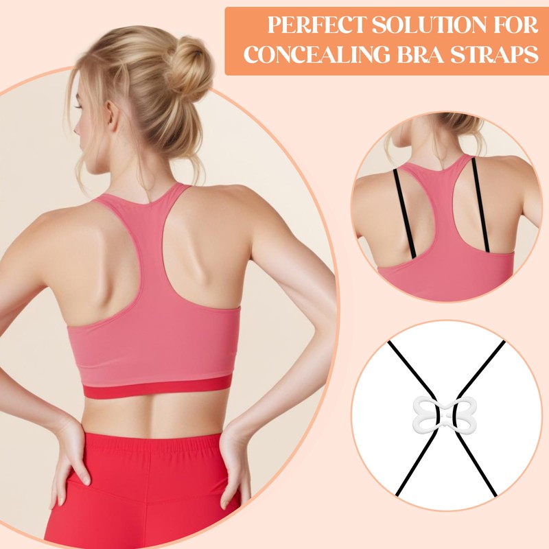 Molain Bra Strap Clips, 16Pcs Bra Clips to Make Racerback-Bra