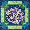 1-1/4" 32mm Professional 4-Layer American Mahjong Set 160-Tile Lavender Heavyweight