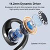 Psadhi Open Ear Clip Wireless Earbuds Bone Conduction Headphones, Bluetooth