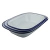 NEW - Falcon Enamel Bakeware Set of 3 Pie Dishes