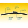 Rain-X 5079280-2-5PK Latitude 2-IN-1 Water Repellency Wiper Blade, 24" (Pack