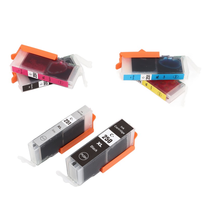 250‑251 Multi Colors Ink Cartridge Replacement Inkjet Cartridges Printer Accessories