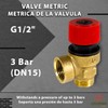 GOLDMAN SERVICE Boiler Safety Valve for Pressure Relief G1/2 Inch