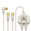 2DL2WS(B) DX Antenna Splitter [2K 4K 8K Compatible] 2 Distribution,