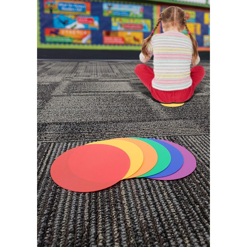 Teacher Created Resources Spot On Colorful Circles Carpet Markers 4-inch