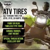 MMG SET OF TWO: ATV Tubeless Tires 145x70-6 (14.5x7x6) P120
