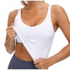 Women’s Longline Sports Bra Wirefree Padded Medium Support Yoga Bras