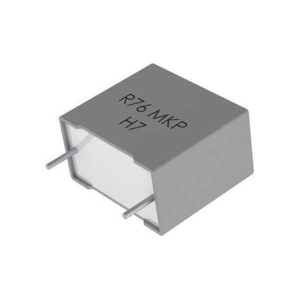 KEMET R76UR31004030J Film Capacitor, R76 Series, 0.1 µF, ± 5%,