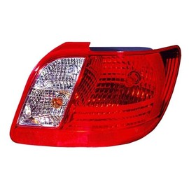 HEADLIGHTSDEPOT Right Passenger Side Tail Light Compatible With 06-11 Kia Rio Sedan CAPA Certified