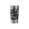 Just a Boy Who Loves Trains Funny Retro Steam Engine