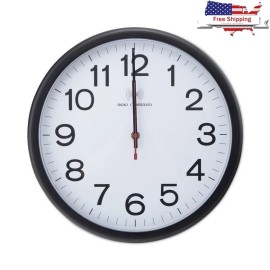 Unbranded Weatherproof Atomic Wall Clock Radio Controlled Easy Read Daylight Savings Time