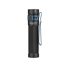 OLIGHT BATON 3 Pro, Powerful EDC Torch with Bi-Directional Clip and Proximity Sensor, 1500 Lumen Output and 7900 Candelas Intensity and 175 m Range, Magnetic USB Charging (Black)