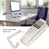 Wired Wall Phone Multifunctional Calendar LCD Display Caller ID Landline