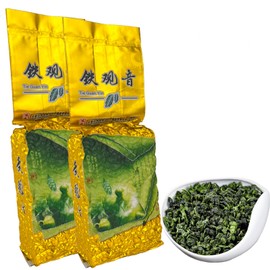 MOORCHOCO TieGuanYin Oolong Tea Loose Leaf, Iron Goddess of Mercy, 17.63 oz-500g, From Anxi Fujian (乌龙铁观音500g)